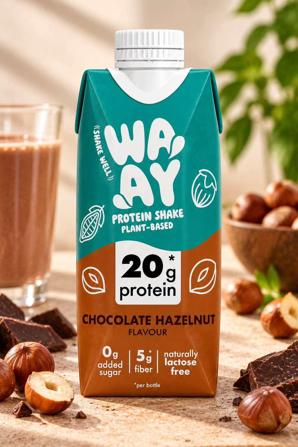 WAAY Protein Shake Chocolate Hazelnut 330 ml