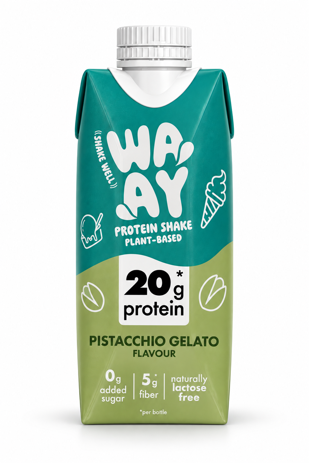 WAAY Protein Shake Pistachio Gelato