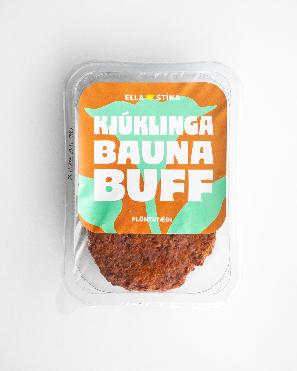 Kjúklingabaunabuff frá Ellu Stínu í pakkningu
