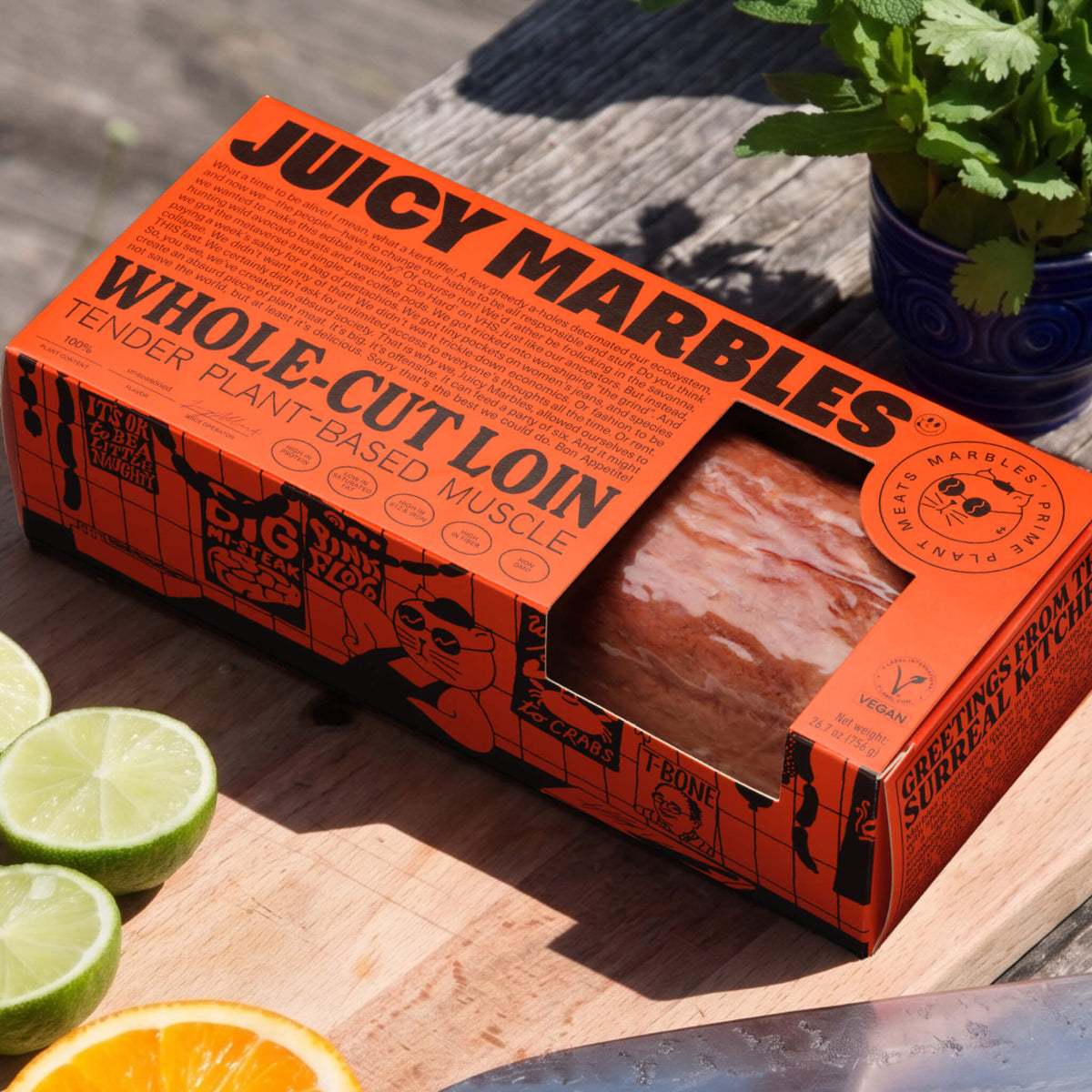 Juicy Marbles Whole-Cut Loin, 756 g pakkning