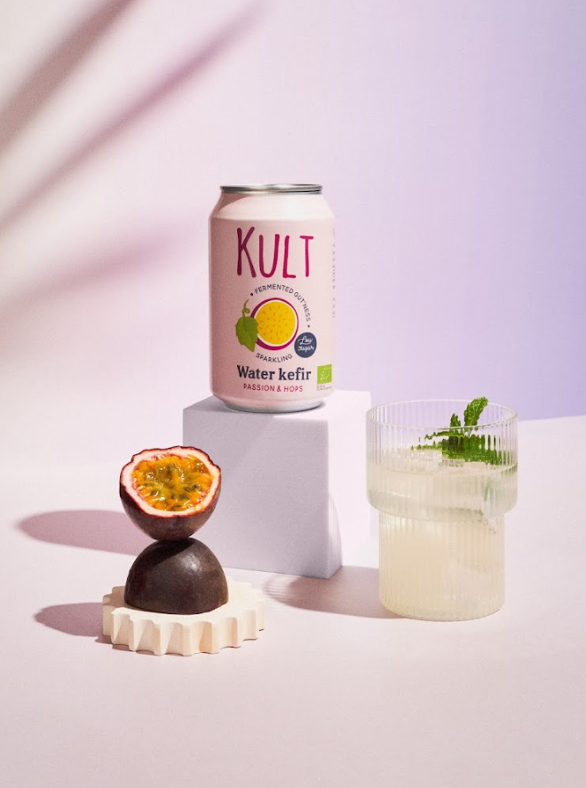 KULT Water Kefir Passion & Hops, 330 ml