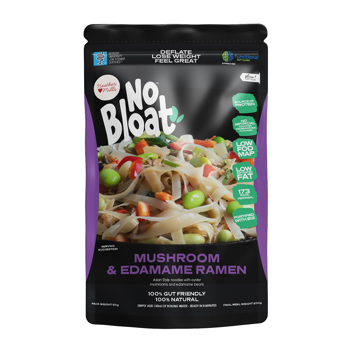 No Bloat Mushroom & Edamame Ramen