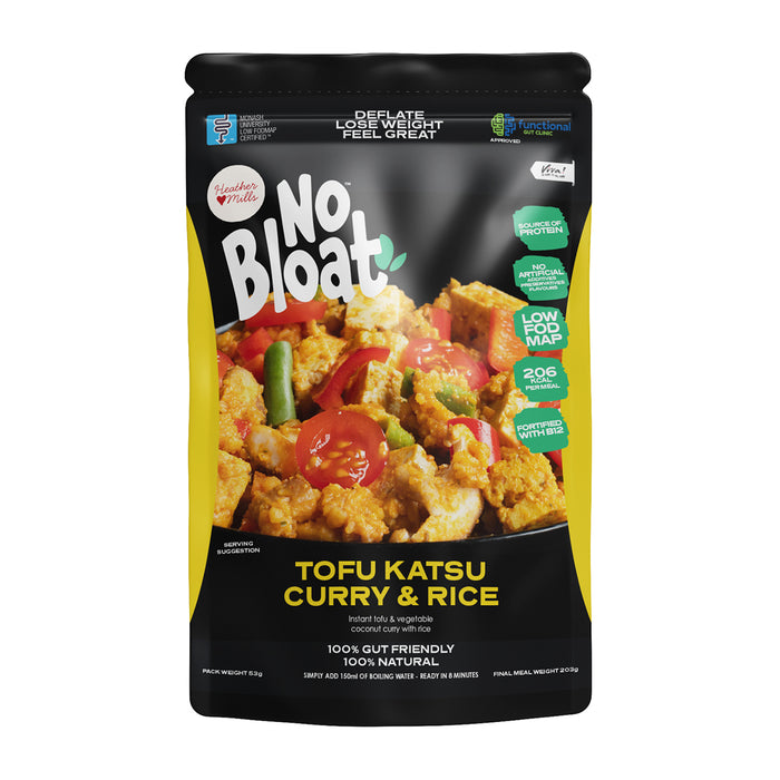 No Bloat – Tofu Katsu Curry & Rice