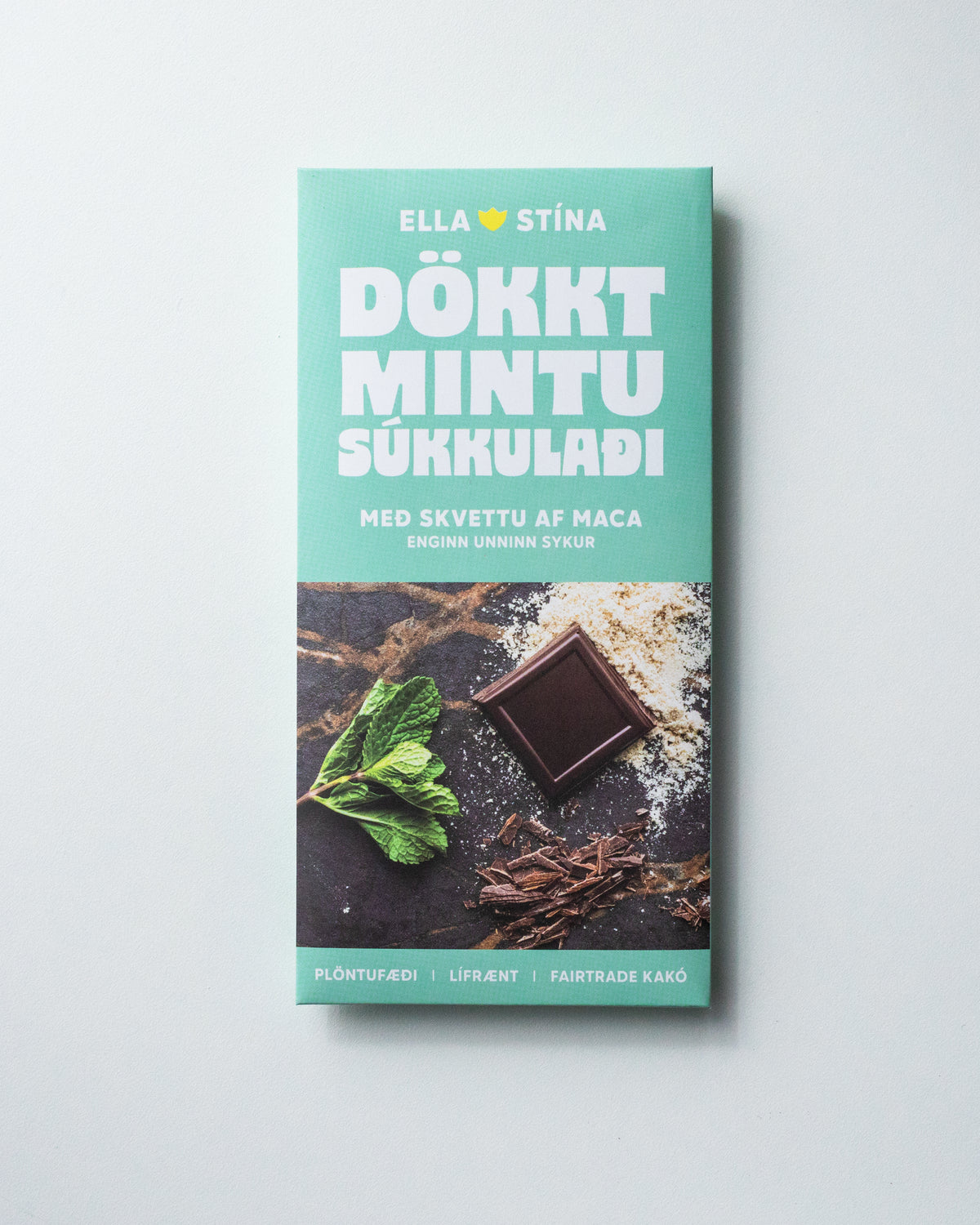 Dökkt mintusúkkulaði frá Ellu Stínu