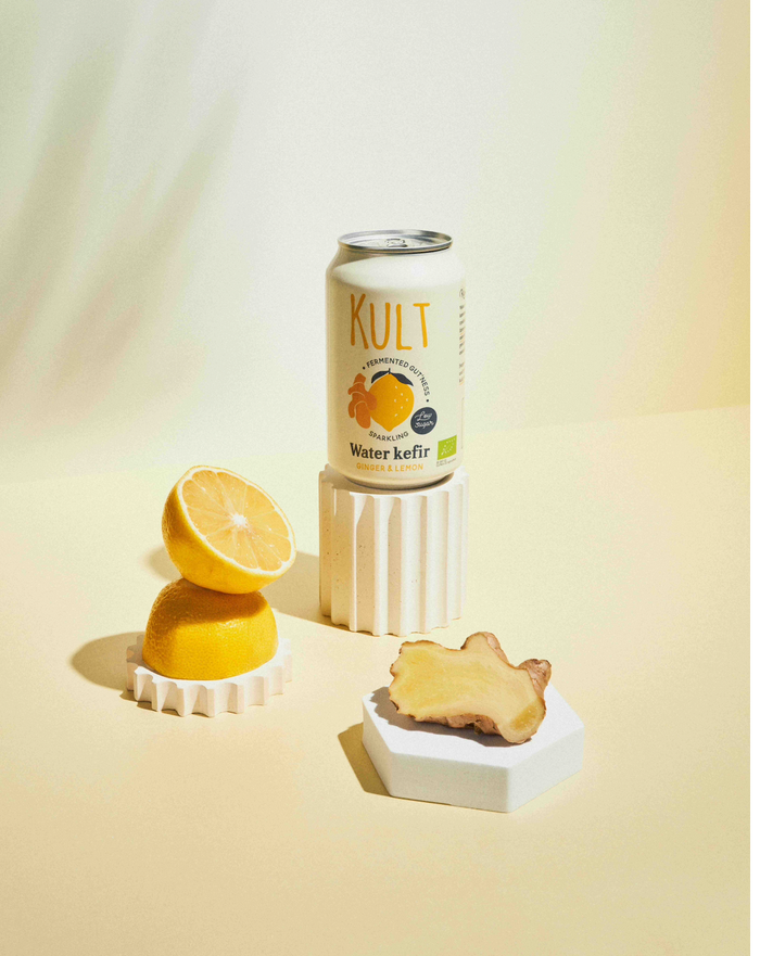 KULT Water Kefir Ginger & Lemon BIO